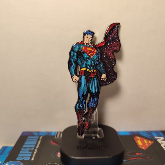 Superman Quest Mystery Enamel Pin Sealed Box Official FigPin Collectible Badge - Picture 5 of 7
